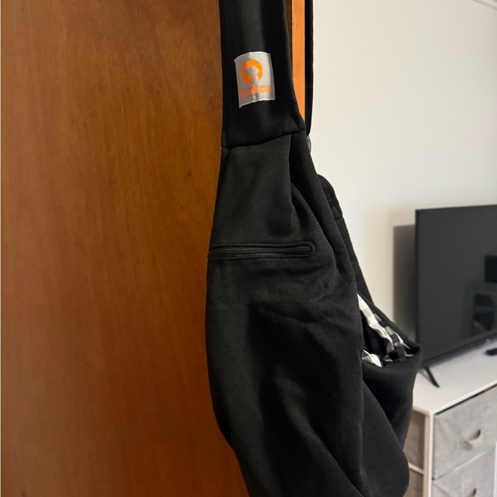 Black dog carrier